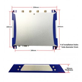 Long range 10 meters UHF RFID fixed reader 4 channels R2000 library management