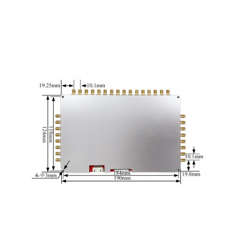 Factory price 32 ports R2000 UHF RFID module passive multi tag reader module